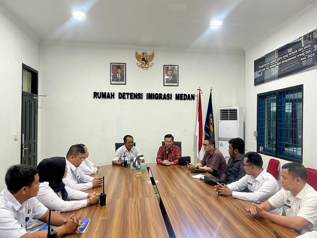 Konsul Kehormatan Thailand Kunjungi Rudenim Medan Kanwil Kumham Sumut