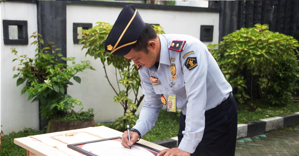 Wujud Komitmen Bersama Pembangunan ZI, Rudenim Medan Laksanakan Penandatanganan Piagam Pencanangan dan Pakta Integritas