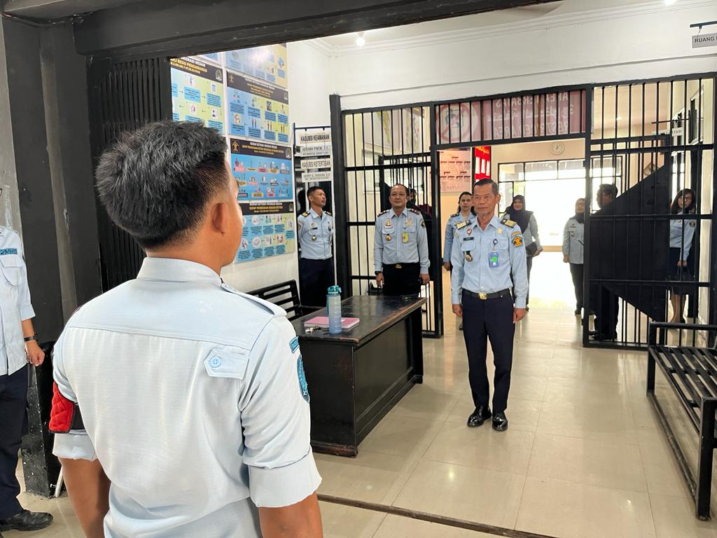 Kunjungan Kerja Kadiv Administrasi Kanwil Kemenkumham Sumut Ke Rudenim Medan